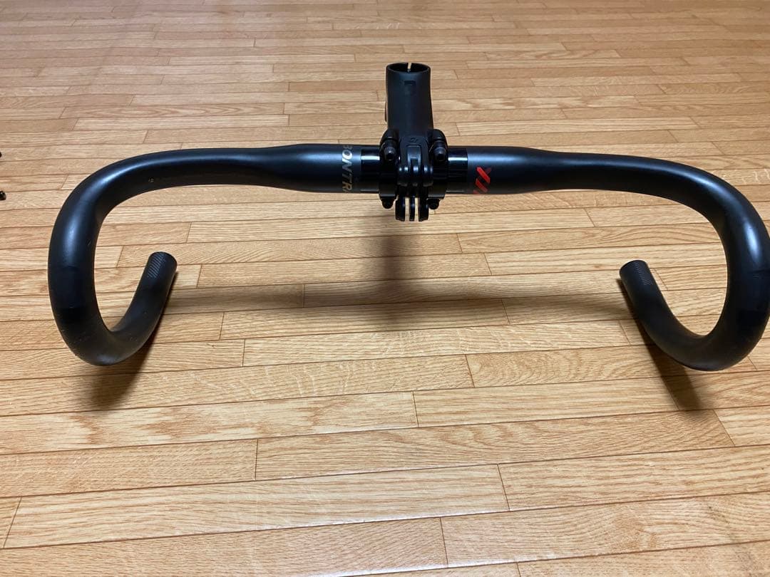 【美品】ボントレガーXXX VR-C カーボンハンドル ➕ PRO ステムセット