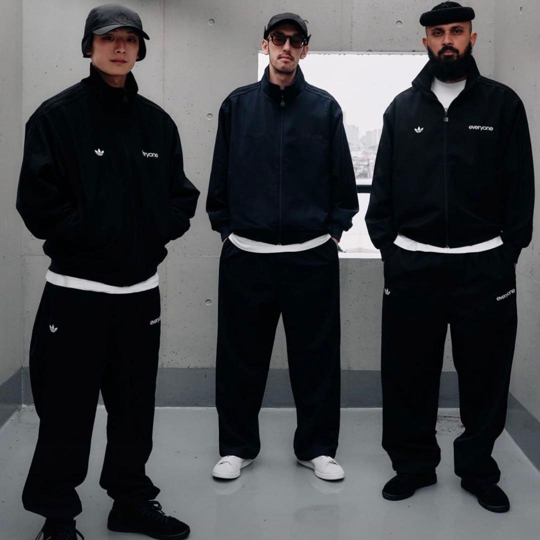 新品2XL⭐️adidas × everyone トラックパンツ ブラック