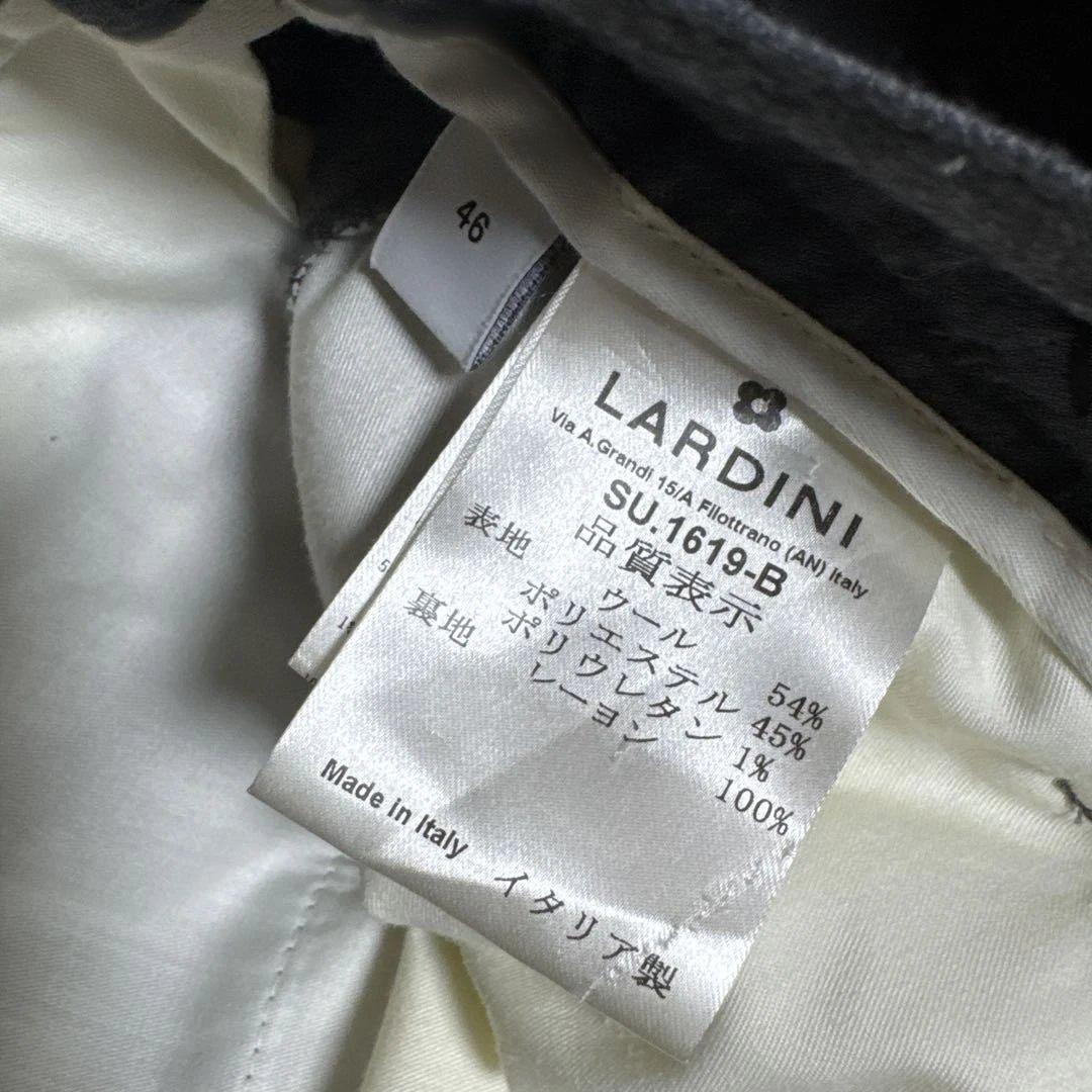 ラルディーニ 46 セットアップ スーツ 現行タグ 新ロゴ タグ グレー
