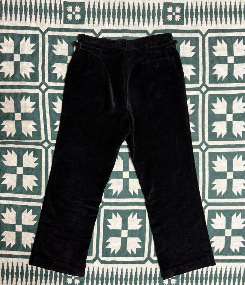 50s~60s EURO vintage コーデュロイパンツ 針シンチ 太畝