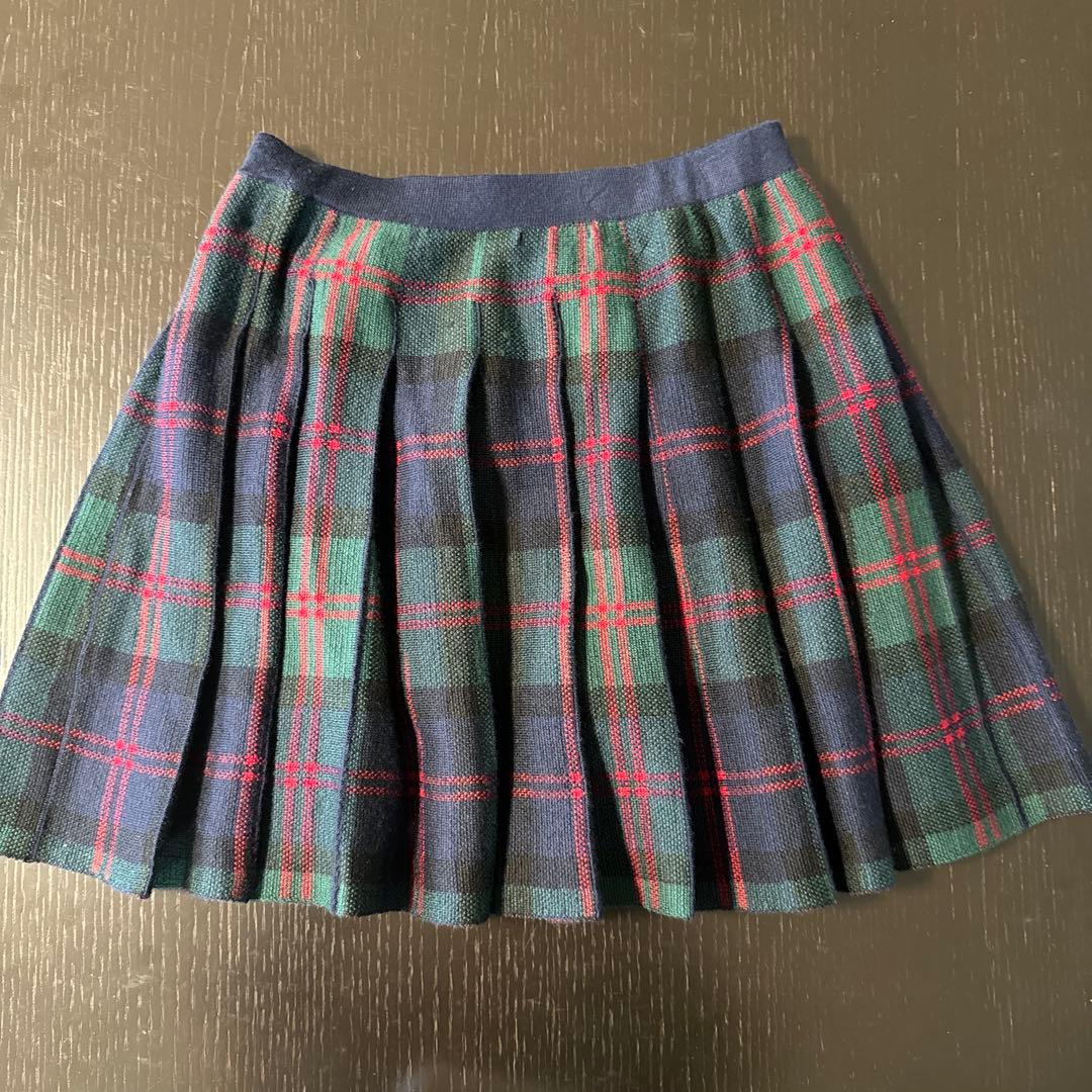 専用です。 ラルフローレン　ウールプリーツスカートS/M　7〜10歳