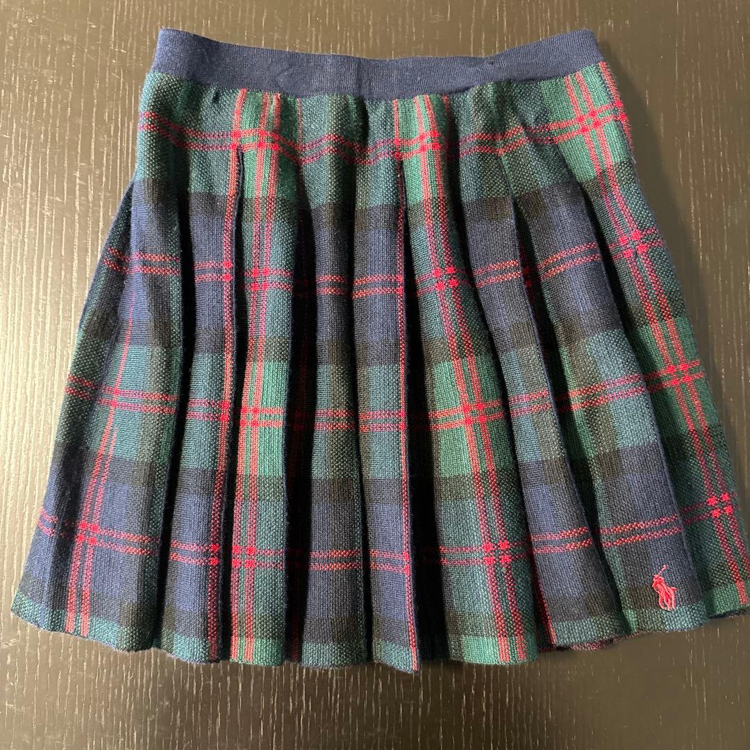 専用です。 ラルフローレン　ウールプリーツスカートS/M　7〜10歳