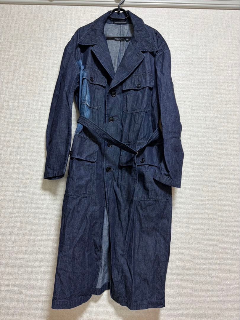 Y's LONG JACKET YZ-J03-006 インディゴ