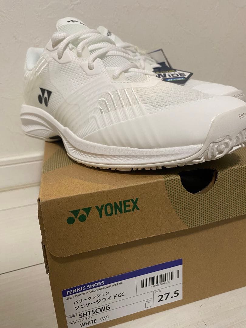【新品未使用】ヨネックス　テニスシューズ　ソニケージワイド27.5