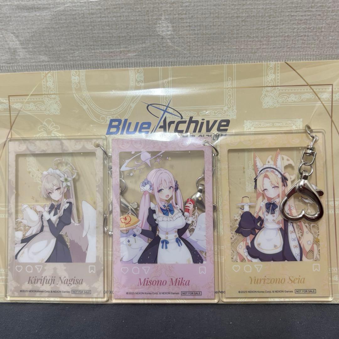 ブルーアーカイブ ブルアカ 韓国限定 オムライス アクリルキーリング 3点セット