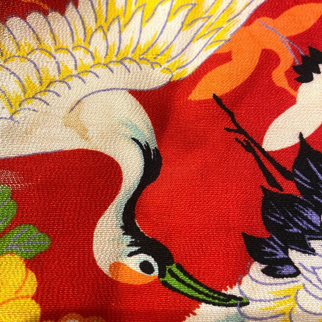 そる　大正ロマンアンティーク着物　正絹　三歳〜五歳向け　お襦袢付き