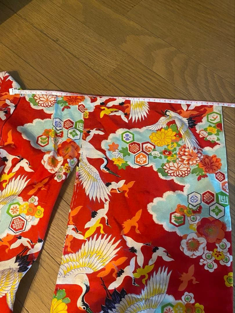 そる　大正ロマンアンティーク着物　正絹　三歳〜五歳向け　お襦袢付き