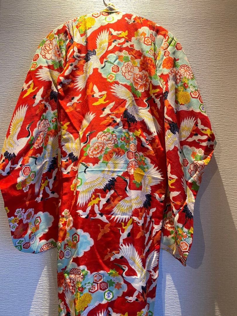 そる　大正ロマンアンティーク着物　正絹　三歳〜五歳向け　お襦袢付き