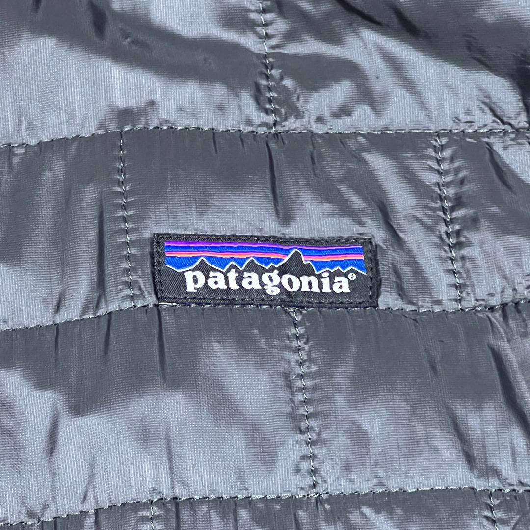 【購入用】Lパタゴニアナノパフベストキルティングチャコールグレードローコード