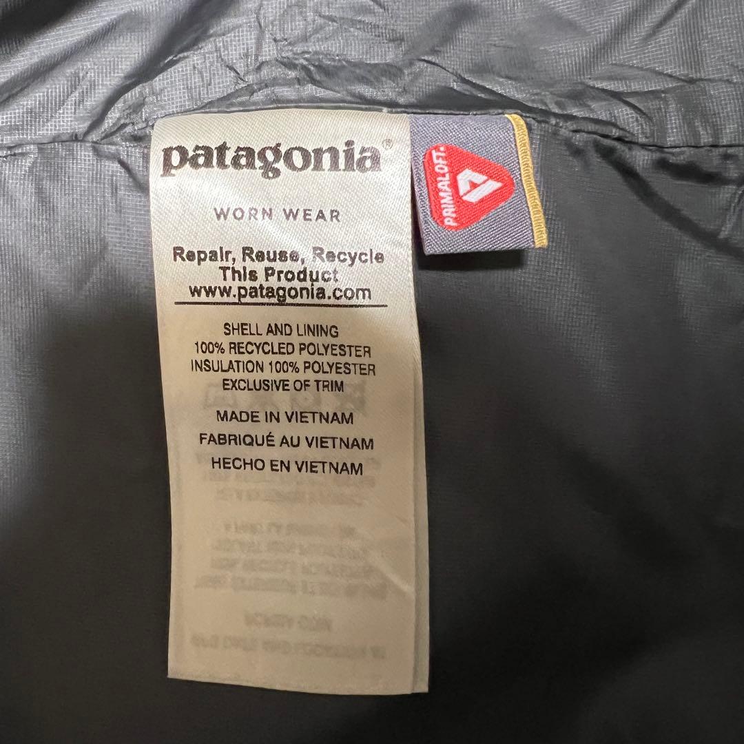 【購入用】Lパタゴニアナノパフベストキルティングチャコールグレードローコード