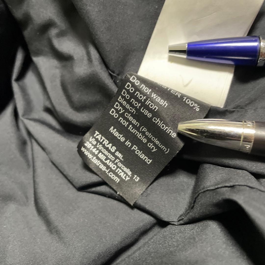 TATRASタトラス ダウンベスト ポーランド ラクーンファー ブラックSサイズ