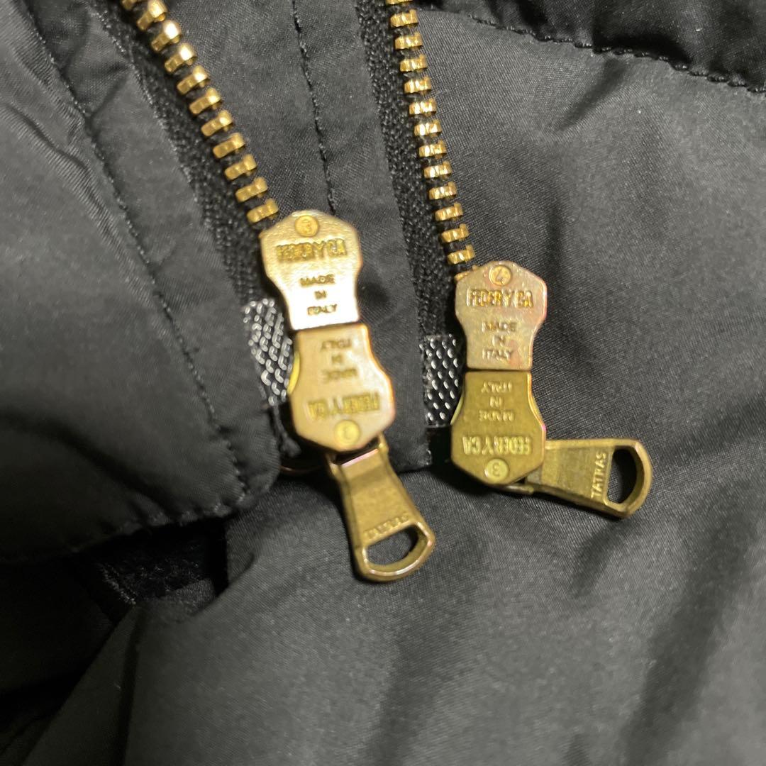 TATRASタトラス ダウンベスト ポーランド ラクーンファー ブラックSサイズ