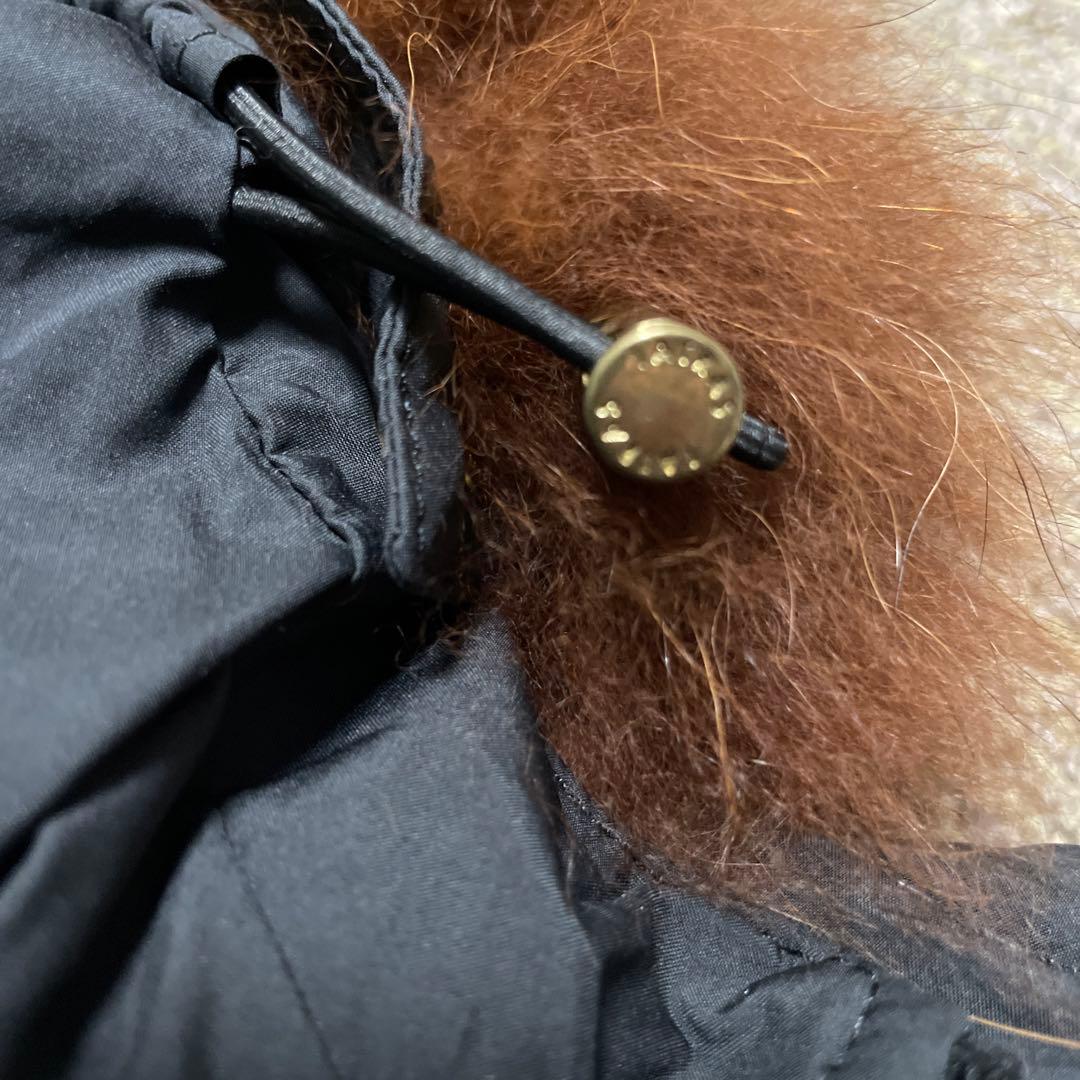 TATRASタトラス ダウンベスト ポーランド ラクーンファー ブラックSサイズ