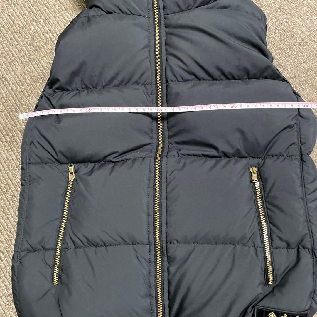 TATRASタトラス ダウンベスト ポーランド ラクーンファー ブラックSサイズ