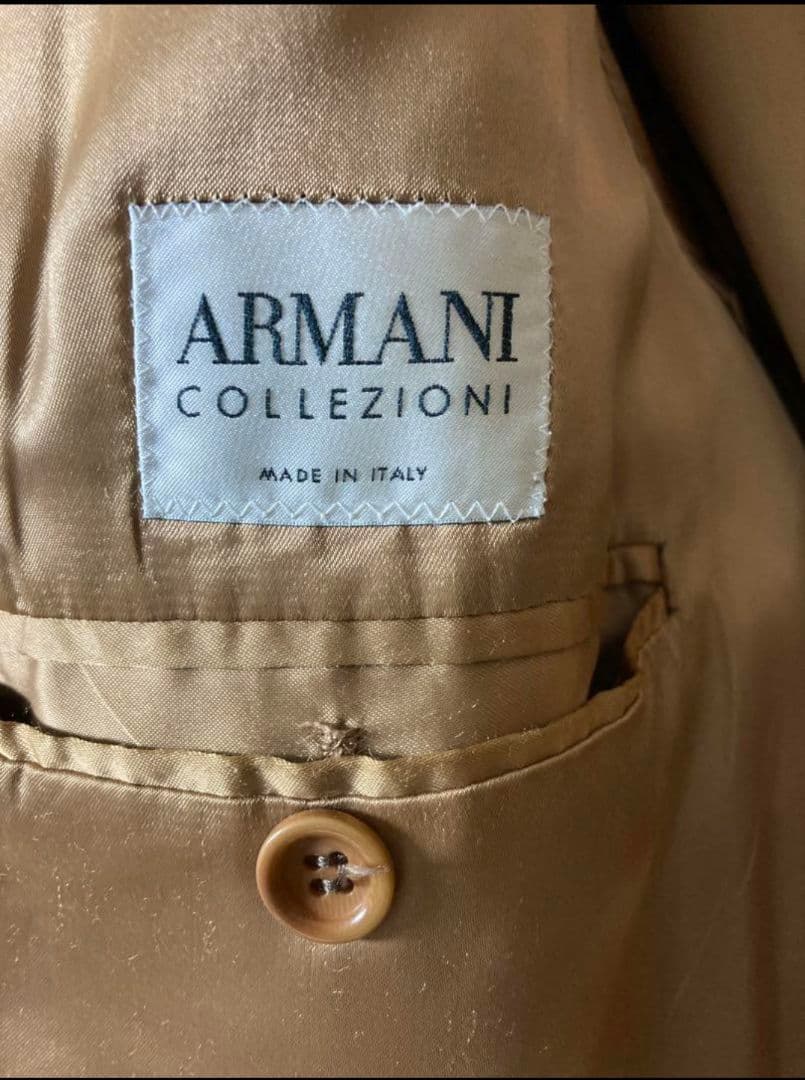 【ARMANI COLLEZIONI】ダブルチェスターコート