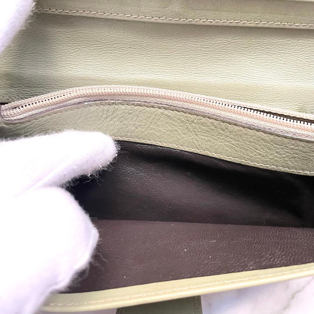 GUCCI グッチ　GG キャンバス 長財布　アビー　希少色　0120-①