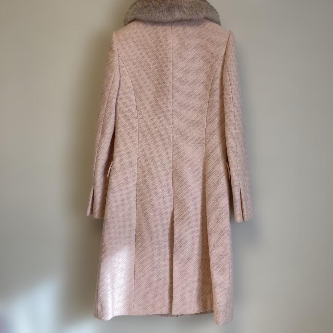 ハロッズ　フォックスファーウールコート