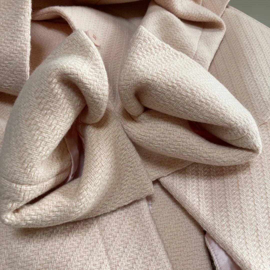 ハロッズ　フォックスファーウールコート