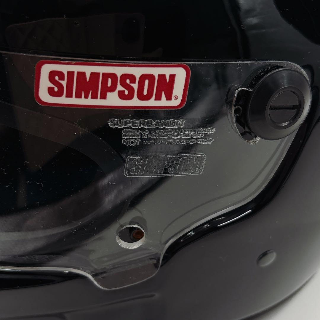 箱付きSIMPSON スーパーバンディット フルフェイス 61cm ブラック