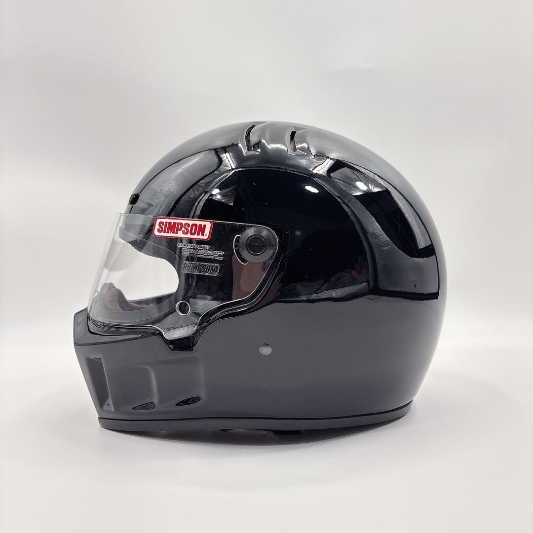 箱付きSIMPSON スーパーバンディット フルフェイス 61cm ブラック