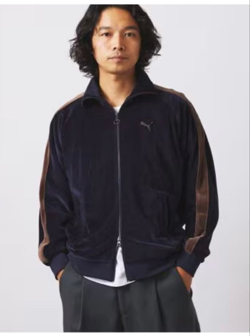 PUMA / プーマ 別注 \"T7\" ベロア トラックジャケット