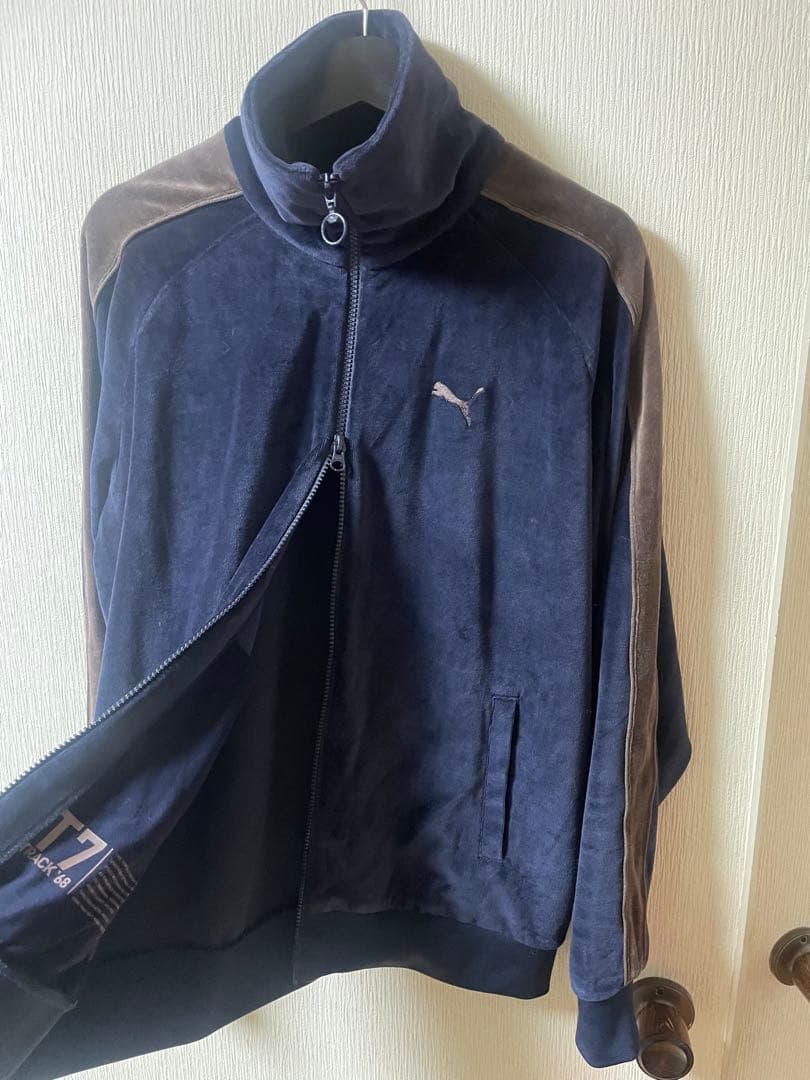 PUMA / プーマ 別注 \"T7\" ベロア トラックジャケット