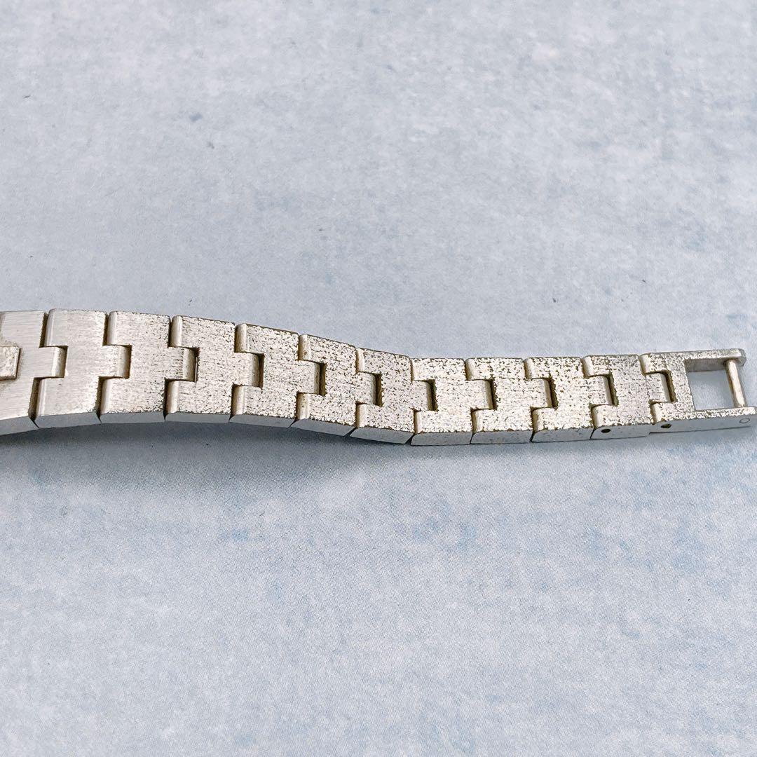 【稼動品】RADO 手巻き腕時計 グリーン レディース　ヴィンテージ　シルバー