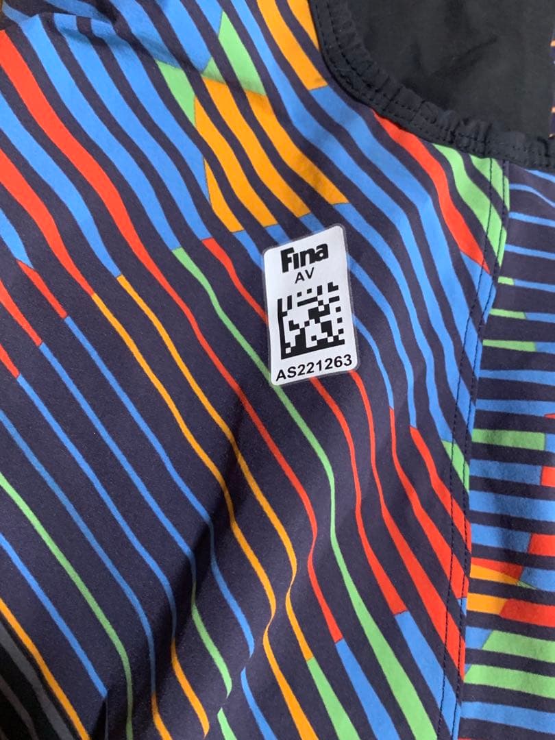 美品　高速水着　競泳水着　アシックス　トップインパクト　M