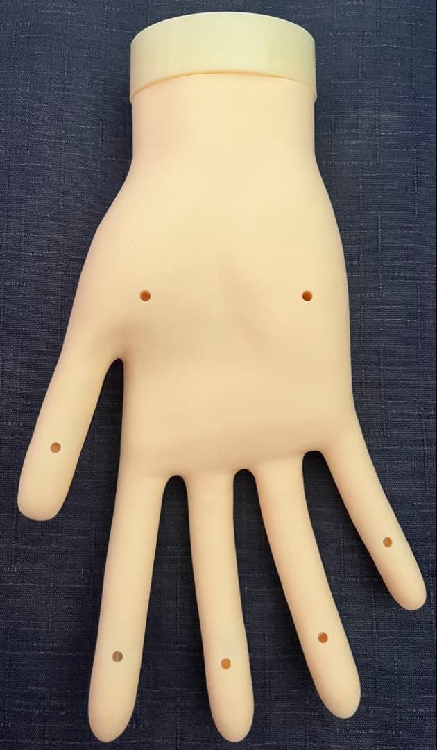 JNEC認定モデルハンド ネイリスト技能検定試験　ネイル　モデルハンド　チップ