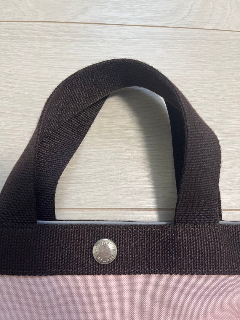 美品 Herve Chapelier舟型トートバッグ M ピンク