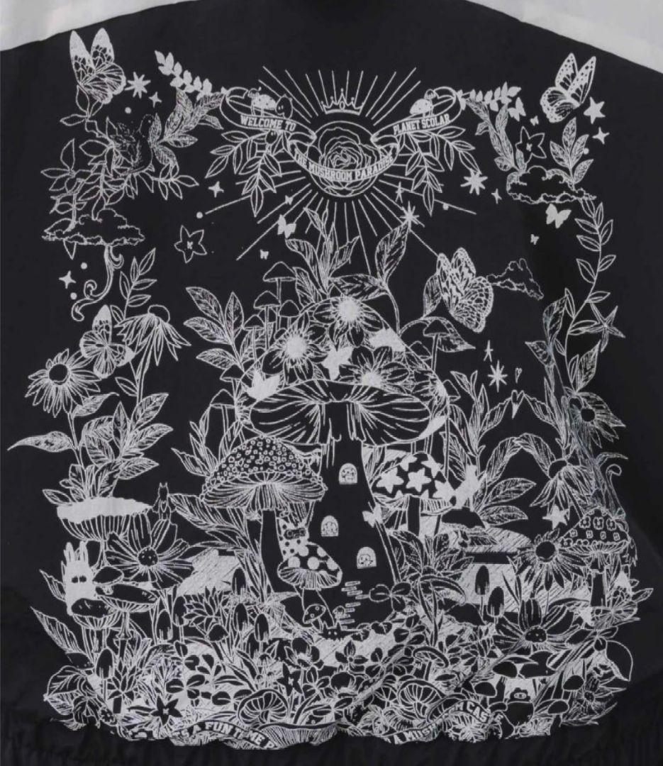 スカラー（scolar）キノコ×レオパード柄リバーシブルブルゾン