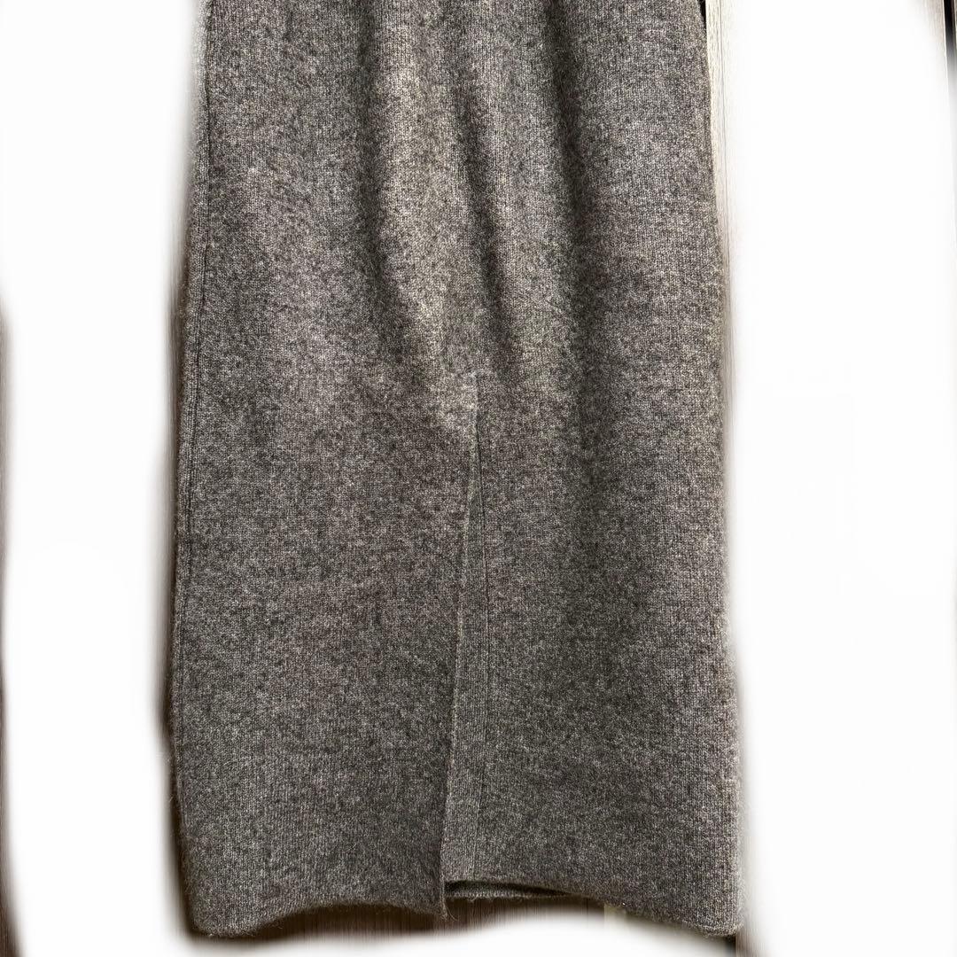 【美品】anuans カシミヤブレンドキャミソールニットワンピースM