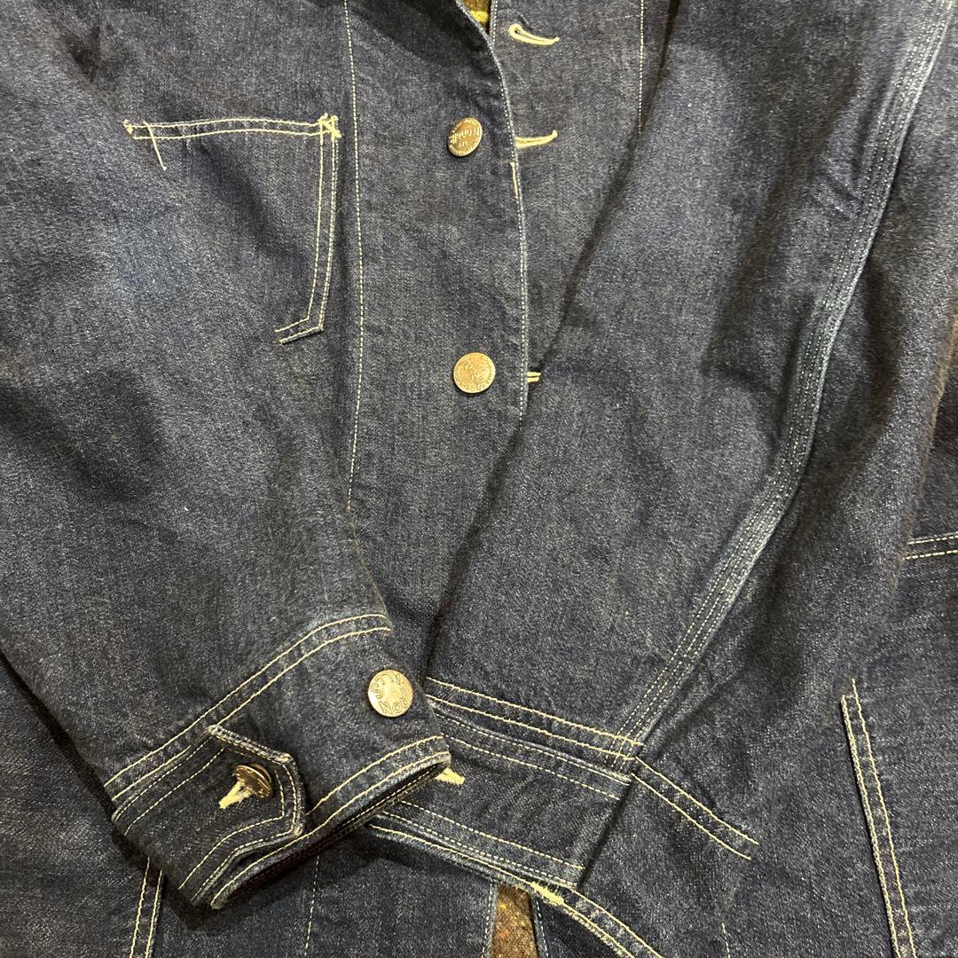 激レアブランケット付き　フリーホイーラーズデニムカバーオール 40