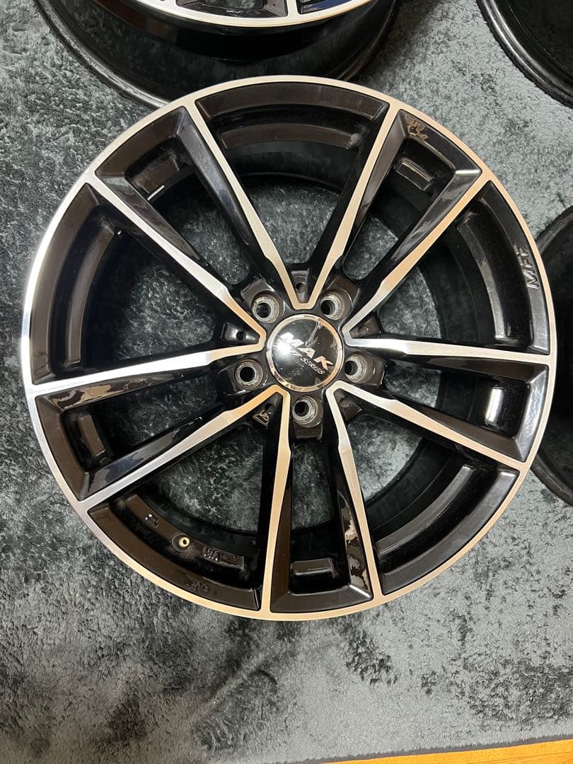 引取限定ベンツA35にて使用 BREMEN FF 18インチホイール 美中古4本
