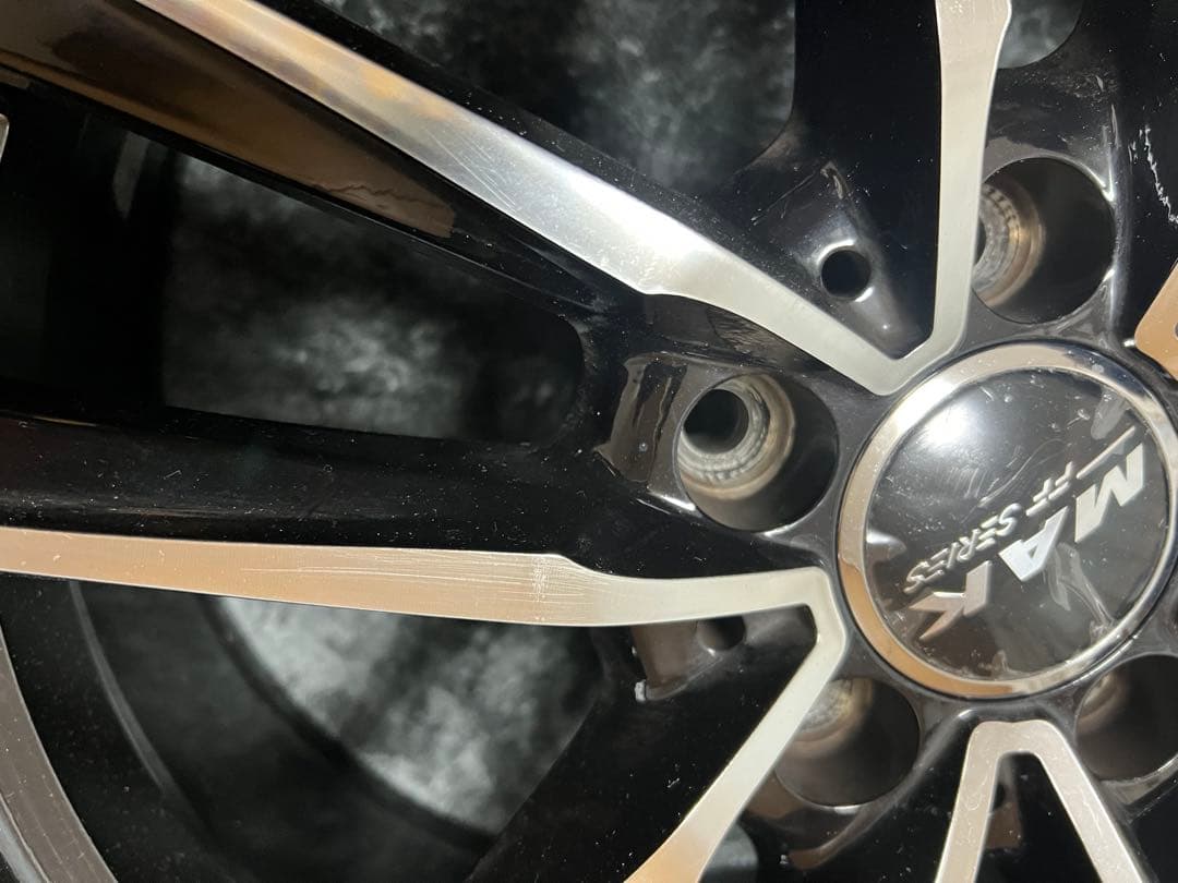 引取限定ベンツA35にて使用 BREMEN FF 18インチホイール 美中古4本