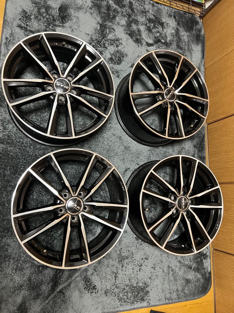 引取限定ベンツA35にて使用 BREMEN FF 18インチホイール 美中古4本