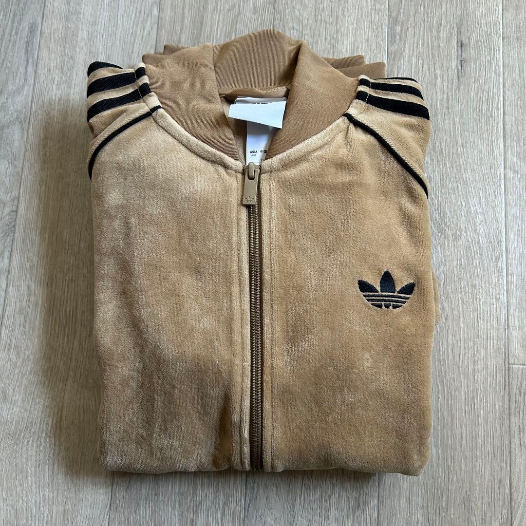 adidas SST アディカラー ベロア トラックトップトラックジャケット