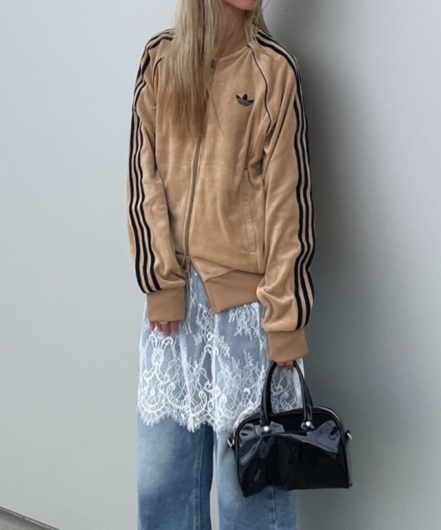 adidas SST アディカラー ベロア トラックトップトラックジャケット