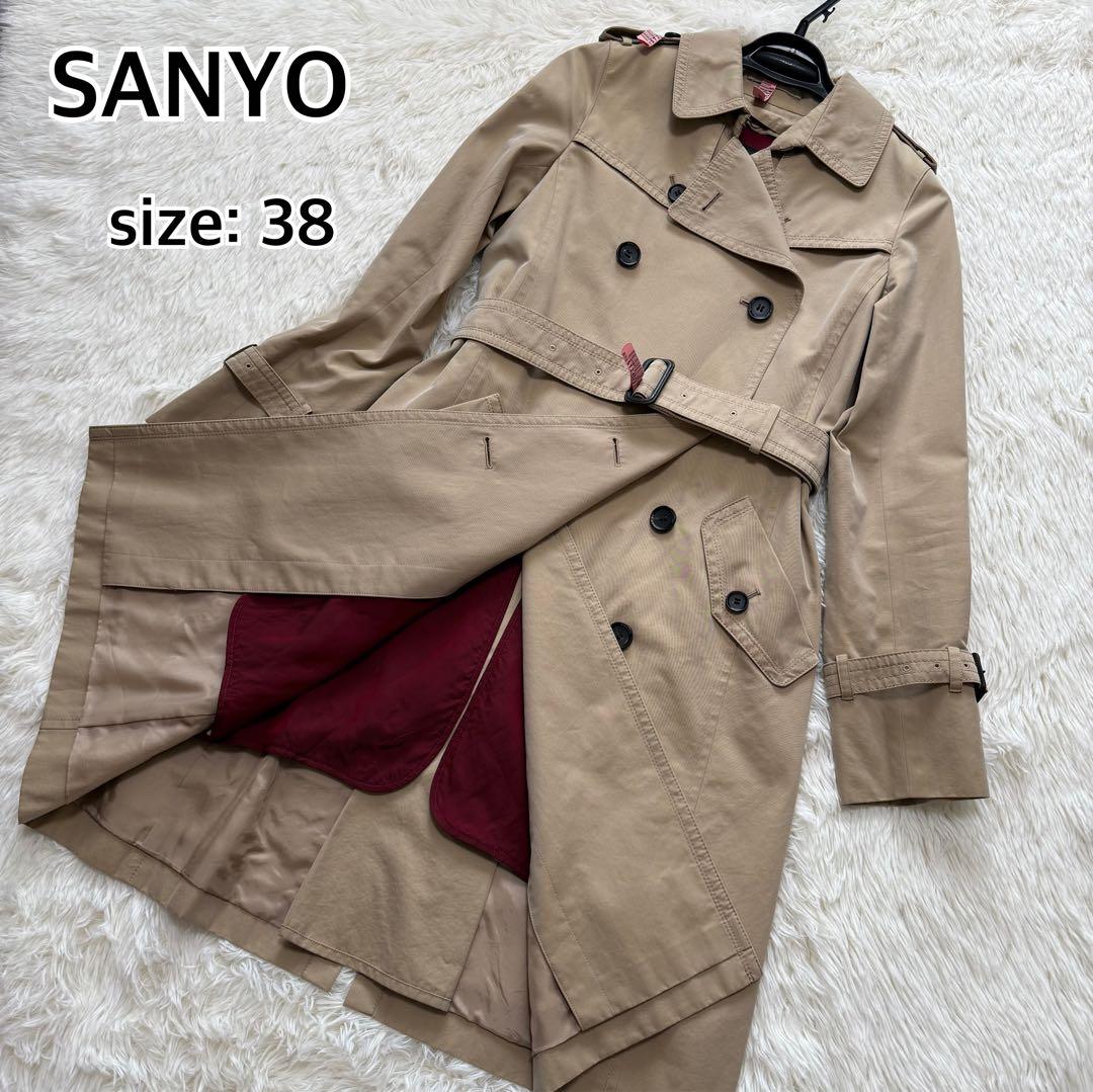 サンヨー　SANYO 100年コート　トレンチ