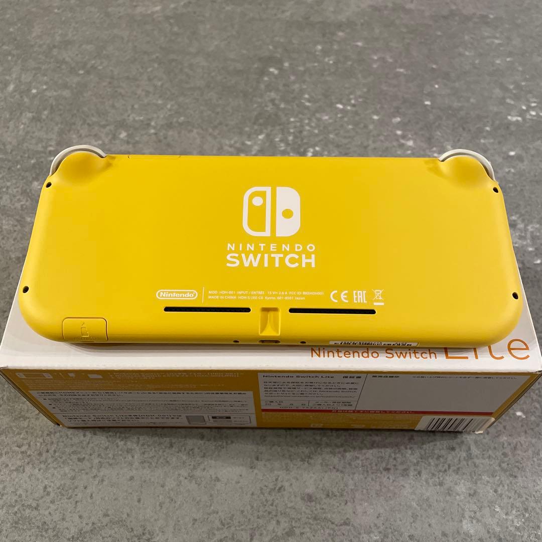 Nintendo Switch Lite イエロー 本体、カバーケースセット