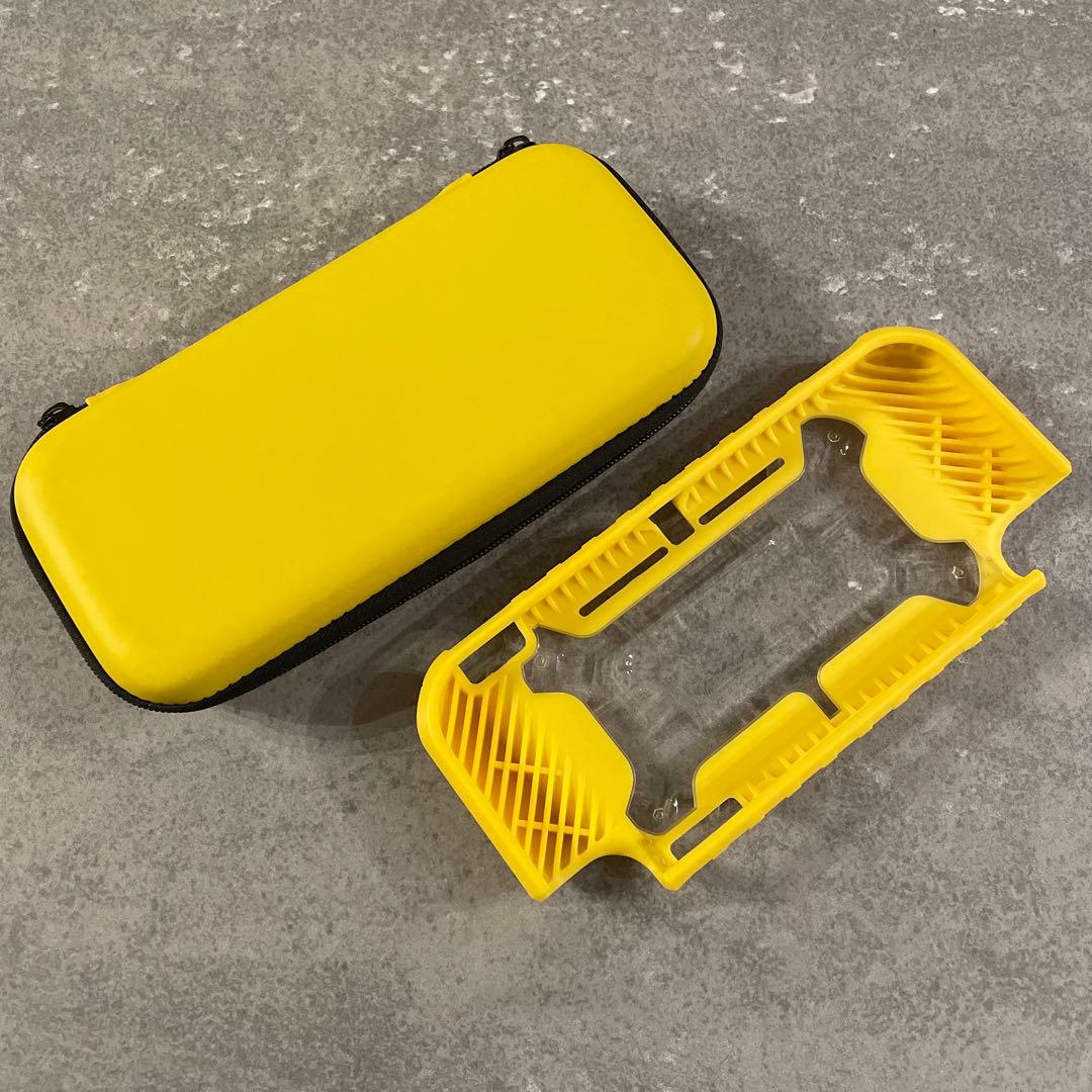 Nintendo Switch Lite イエロー 本体、カバーケースセット