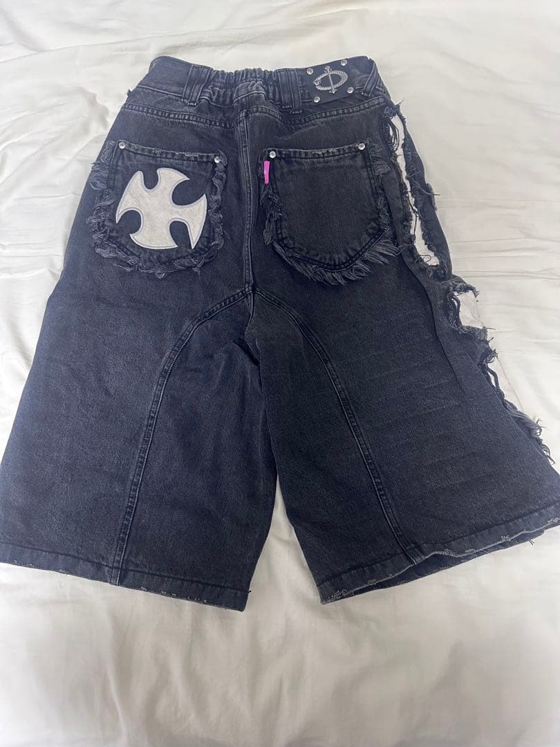 skoot UNDERWORLD JORTS / BLK ハーフパンツ