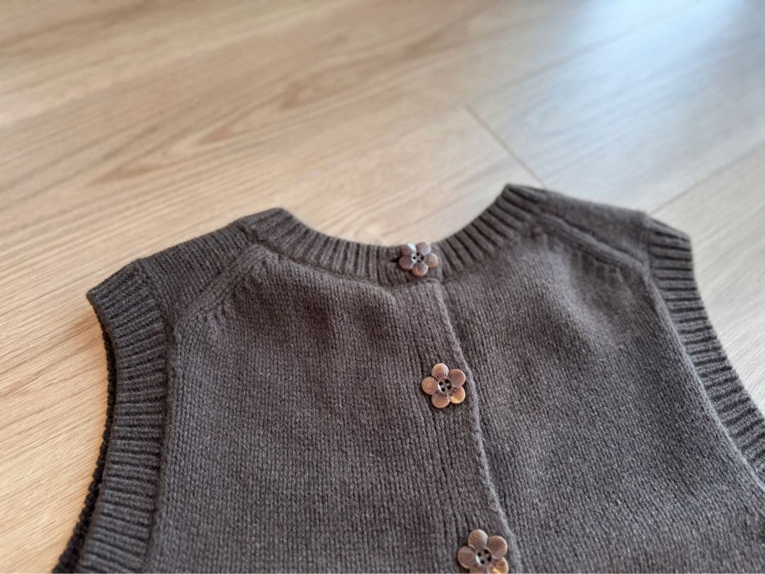 CECILIE BAHNSEN セシリーバンセンBill ベストブラウンS