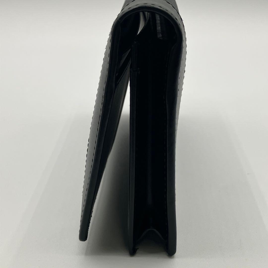 Kブルガリ セルペンティ スカリエ マン グレインレザー 長財布