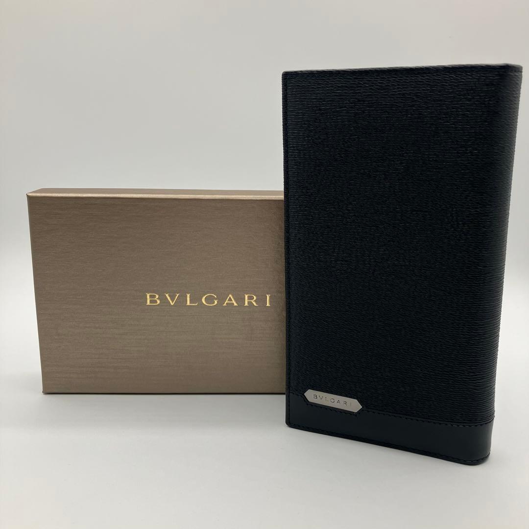 Kブルガリ セルペンティ スカリエ マン グレインレザー 長財布