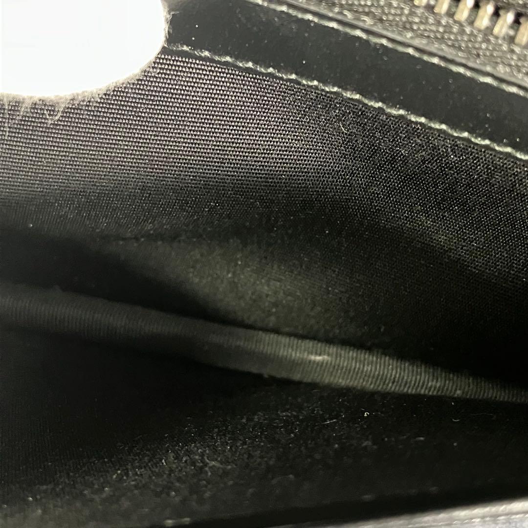 Kブルガリ セルペンティ スカリエ マン グレインレザー 長財布