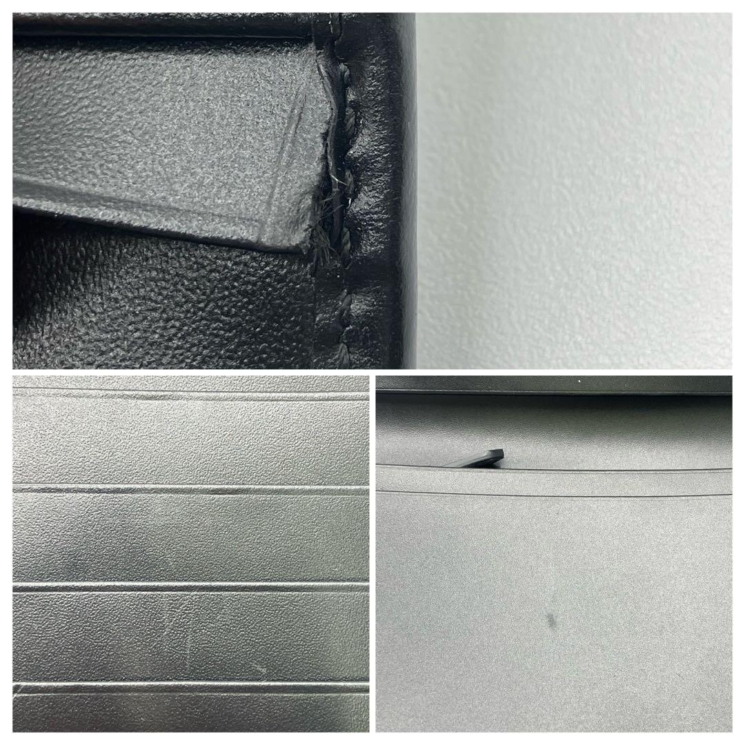 Kブルガリ セルペンティ スカリエ マン グレインレザー 長財布