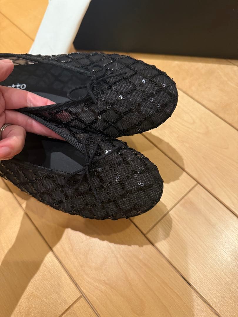 未使用品　レペット　スパンコール　バレエシューズ　37.5