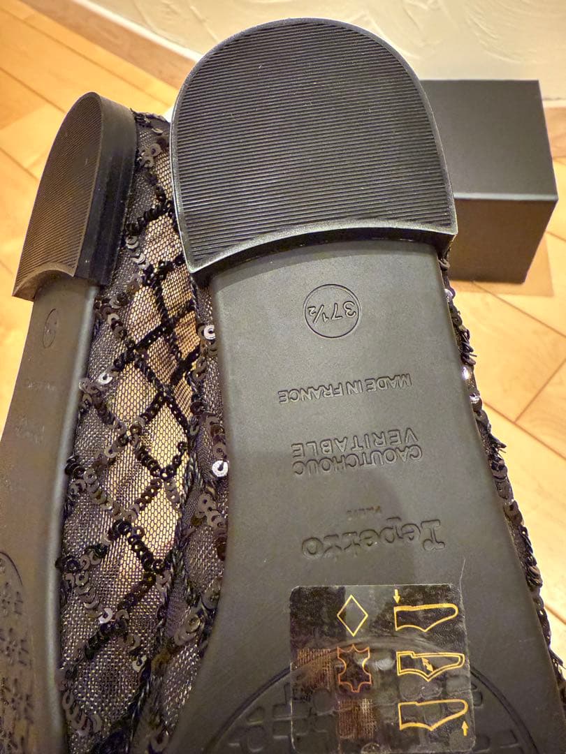 未使用品　レペット　スパンコール　バレエシューズ　37.5