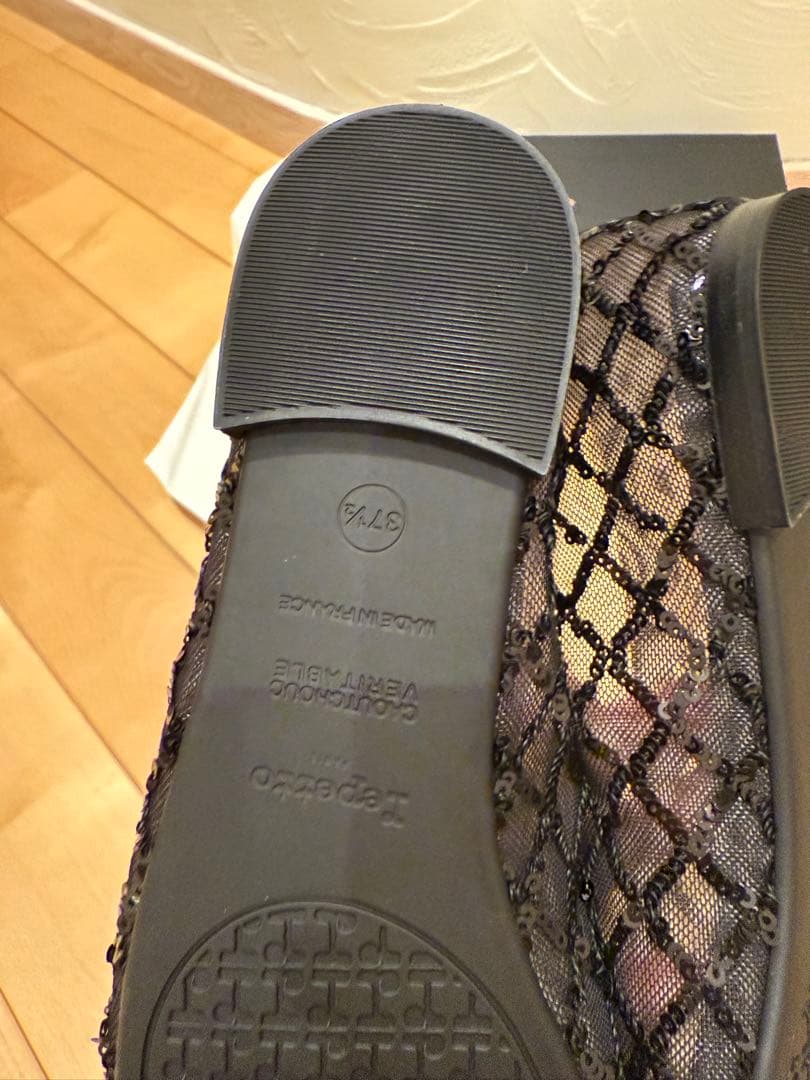 未使用品　レペット　スパンコール　バレエシューズ　37.5